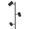 LED GU10 nastavitelná lampa na opěrku hlavy černá Evalo Kanlux