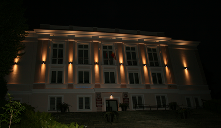 Venkovní zahradní fasádní svítidlo LED nástěnné svítidlo Adela 7001 BL E27 Su-Ma