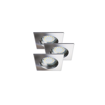 Bodové svítidlo GU10 3W 240lm 3000K Chrome Modern Lite 1053 Rabalux Flush Mounted Spot Lamp