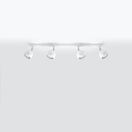 Svítidlo pro povrchovou montáž OCULARE 4L 4xGU10 Reflektor halogenový pohyblivý Minimalistický bílý SOLLUX