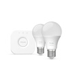 3x LED žárovka E27 A60 8W = 60W 806lm 2200-6500K CCT + RGB SMART Smart Bluetooth ZigBee White and Color Ambiance + Bridge Bridge Philips HUE Starter Kit