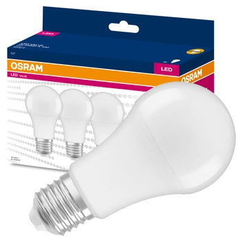 3x LED žárovka E27 A60 13W = 100W 1521lm 6500K Studená bílá 200° OSRAM Hodnota