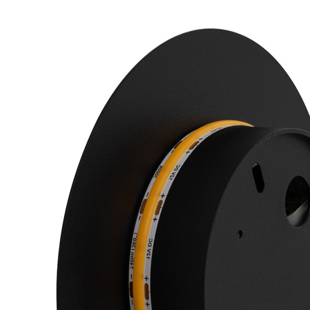 Nástěnné svítidlo LED 7W 60lm 3000K Warm Black RING LED S 7634 Nowodvorski