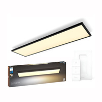 LED panel pro povrchovou montáž Aurelle Black 39W CCT 120x30cm PHILIPS HUE Bluetooth + stmívač