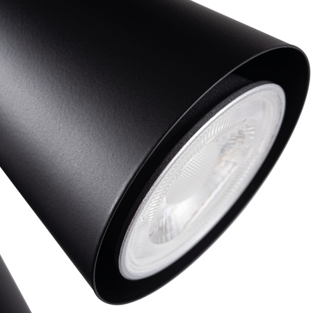 Stropní svítidlo LED GU10 s nastavitelným reflektorem Sempra Kanlux Black