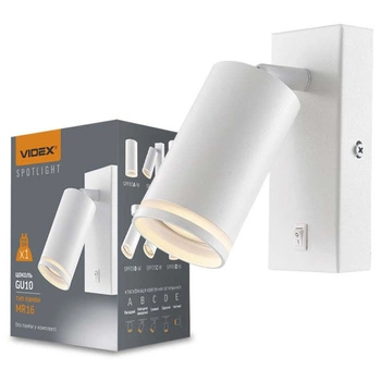 Nástěnné svítidlo Nástěnné svítidlo 1x GU10 White KENT Videx