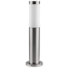 Venkovní zahradní lampa E27, LED sloupek 45cm inox LILIUM LUMILED