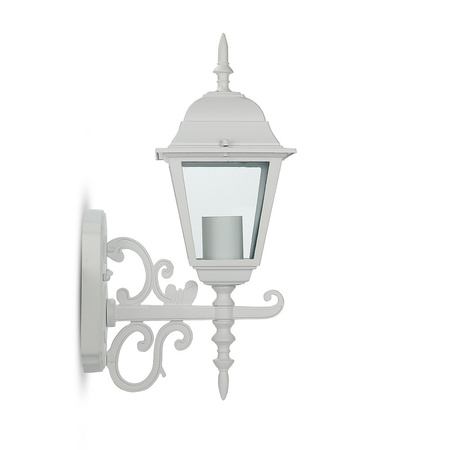 Zahradní lampa E27 Nástěnná lampa Small Matte White VT-760 V-TAC