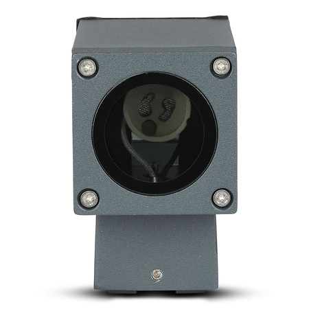 Nástěnné svítidlo zahradní lampy GU10 Down Graphite VT-841 V-TAC