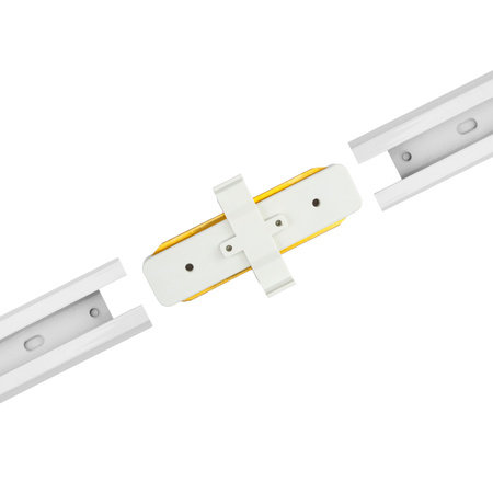Přímý Spojka pro Jednofázové Kolejnicové Profilové Systémy Kolejnicové Svítidla Bílá LUMILED