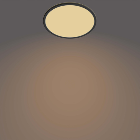 LED stropní svítidlo SUPERSLIM 18W 2700K 30cm IP44 stmívatelné černé PHILIPS
