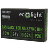Ecolight Premium Line 15W 24V LED napájecí zdroj na DIN lištu