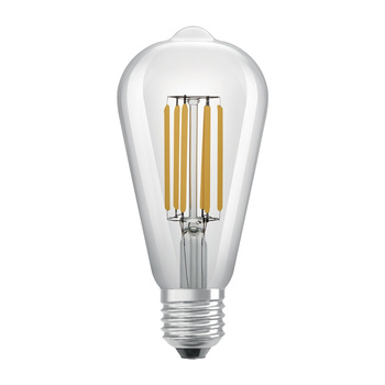 LED žárovka E27 ST64 CL 4W = 60W 840lm 3000K Teplá bílá 360° Filament OSRAM ULTRA EFFICIENT