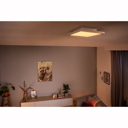 LED panel pro povrchovou montáž Aurelle White 19W CCT 30cm PHILIPS HUE Bluetooth + stmívač