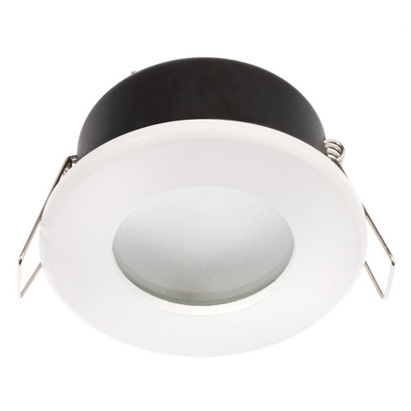 Halogenové Hermetické Koupelnové svítidlo IP44, Bílá AQUS + LED GU10 5W Neutrální bílá LUMILED