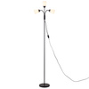 Stojací lampa Svítidlo 3x E27 Black Tulip Sanico Goldlux
