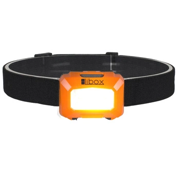 COB LED bateriová čelovka 3W 250lm 3x AAA VÝKONNÁ svítilna LB0196 LIBOX