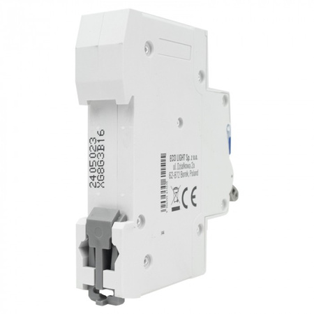 Nadproudový jistič Pojistkový odpojovač 6kA 1P B 16A .MORE