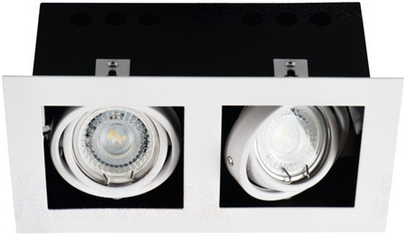 Stropní svítidlo LED GU10 obdélníkové bílé Meril Kanlux