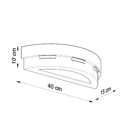 Nástěnné svítidlo HELIOS E27 nahoru/dolů Keramické moderní bílé SOLLUX