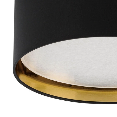 Stropní svítidlo Plafond Svítidlo Plafond BILBAO BLACK/GOLD Round Black/Gold 45cm 15W 4xE27 3376 TK Lighting