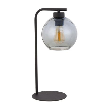 CUBUS GRAPHITE Stolní noční lampa černá Grafitové stínítko Moderní E27 5102 TK Lighting