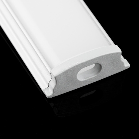 Povrchový Hliníkový Profil pro LED KM34-S, Stříbrný 1m LUMILED