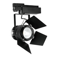 LED reflektor 33W 5000K černý Samsung Chip VT-433 V-TAC - 5 let záruka
