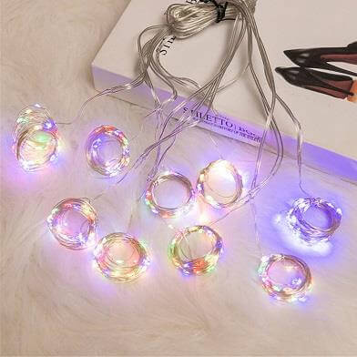 LED opona USB 5V 300xLED na dálkové ovládání RGB LVT