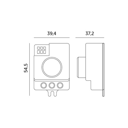 MIKROVLNNÝ SENZOR POHYBU A SOUMRAKU LX701 360ST KOBI