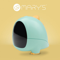 Dětský elektronický budík zelený USB dobíjecí 1200mAh DINO MARY'S