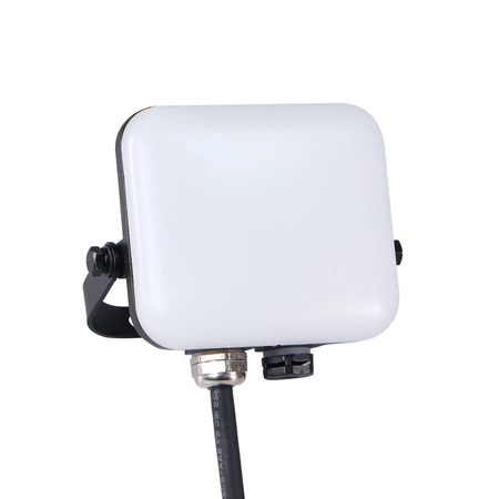 LED reflektor 10W 750lm 4000lm neutrální 120° černý IP65 mléčný Sanico Goldlux