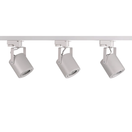 Sada přípojnic 1-fázová lišta + 3x reflektor GU10 bílý MINOR Sanico Goldlux