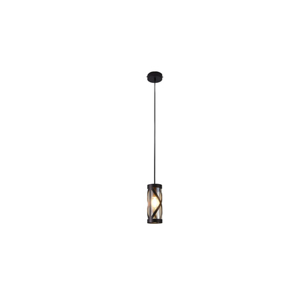 Stropní závěsné svítidlo E14 Brown Industrial Oberon Rabalux