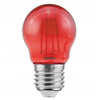 LED žárovka E27 G45 4,5W = 40W Red Filament TOSHIBA