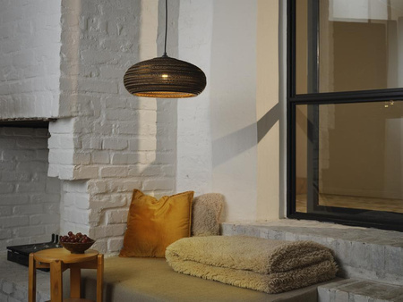 Dekorativní stropní závěsné svítidlo E27 s převisem Hnědá kartonová dekorace Ledvance