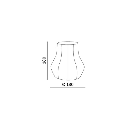 Stínidlo pro Girland Set CRETE LS R2 Black Metal 5 Pieces Kobi