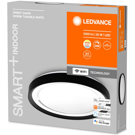 LED stropní svítidlo ORBIS GAVIN 30W 3300lm CCT 50cm SMART+ WIFI LEDVANCE