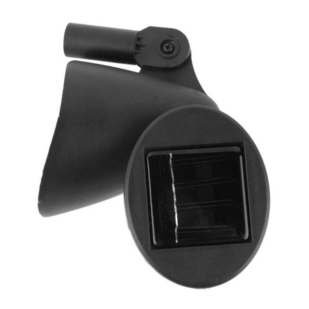 Solární zahradní lampa LED s hnacím směrovým reflektorem a soumrakovým senzorem černá IP44