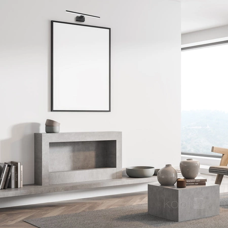 Venkovní nástěnné svítidlo LED 10W 700lm 4000K neutrální bílá IP44 Black Lumireflect Kobi