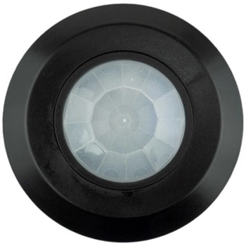 PIR 360° pohybový a soumrakový senzor 6m stropní černý