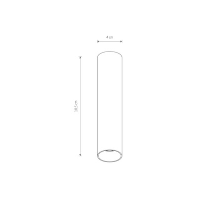 Povrchová montáž GU10 SPOT TUBA Grey FOURTY S 10883 Nowodvorski