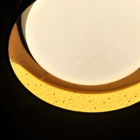 Plafond LED stropní svítidlo 18W 1850lm 4000K neutrální 120° bílá zlatá šedá Toulouse Sanico Goldlux