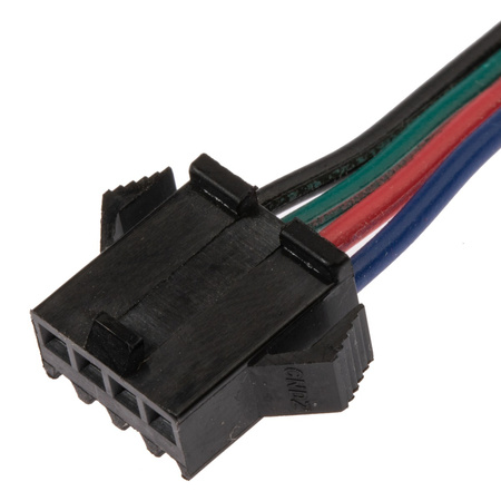 Zásuvka pro RGB LED pásek 4-PIN s 12mm kabelem