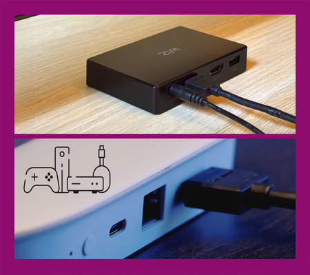 Inteligentní RGBIC LED pásek pro 75"-85" monitor TV s HDMI Sync Box Wi-Fi WiZ