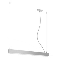 LED závěsné stropní svítidlo PINNE 17W 3000K Linear 67cm Grey SOLLUX