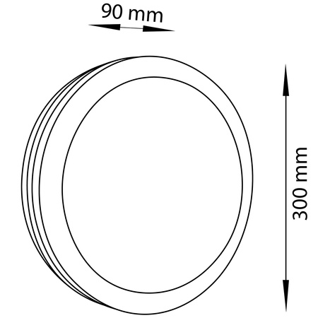 Zahradní nástěnná lampa 2x E27, kulaté LARIS LUMILED