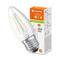 LED žárovka B35 E27 4,8W = 40W 470lm 2700K Teplá bílá FILAMENTNÍ STMÍVATELNÁ LEDVANCE