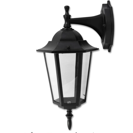 Zahradní lampa Elevation Nástěnná lampa Lucerna E27 Černá VICTORIA spodní