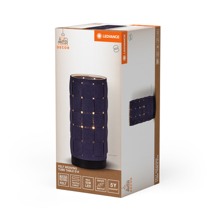 Stolní lampa Stolní svítidlo Stojací dekorativní E14 Šedá USB-C Dekor Ledvance